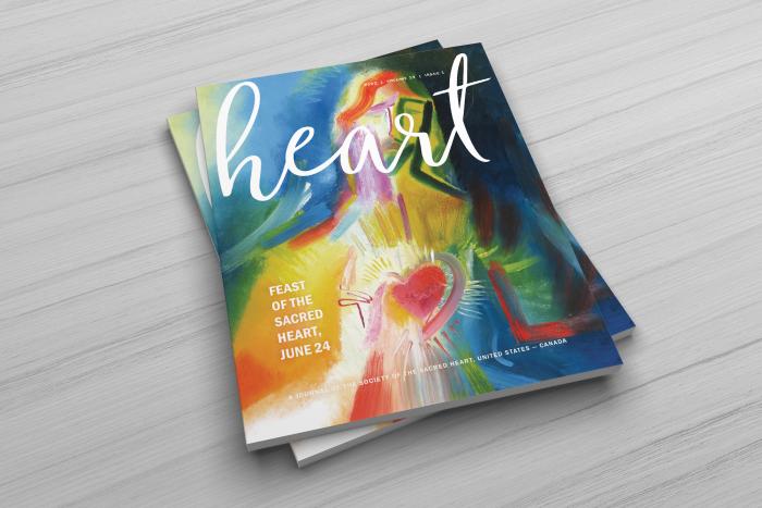 heart magazine cover design
