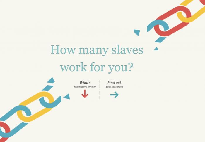 Slavery Footprint (screenshot)