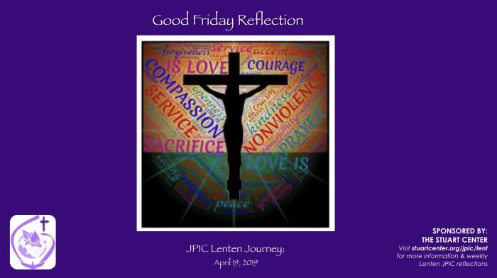JPIC Lenten Journey: Good Friday